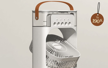 Muốn phòng mát rượi mà vẫn tiết kiệm tiền, bạn sắm quạt điều hoà mini là siêu hợp lý