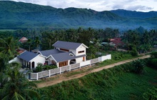 Chuẩn con trai nhà người ta: Chàng 8x xây nhà 200m2 giữa núi đồi Bình Định tặng bố mẹ, đặt tên An Lão