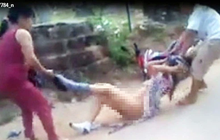Người phụ nữ bị nhóm 5 người đánh đập, lột áo quần quay clip rồi tung lên mạng