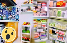 F0 vừa khỏi bệnh nhận nghìn like với căn bếp nhỏ xinh ấm cúng, "wow" nhất là cách sắp xếp tủ lạnh