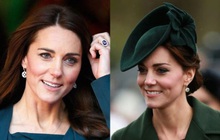 Kate Middleton sở hữu những món trang sức mà Meghan Markle chỉ có thể... nằm mơ!