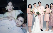 Top 1 Dispatch: Loạt ảnh cưới siêu hiếm chưa công bố của Park Shin Hye và chồng tài tử gây bão, dàn phù dâu xinh ngất lộ diện