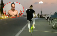 Trí Thịt Boà bị tung ảnh đạp xe ở Vũng Tàu: Đi đâu cũng có fan nhận ra và chụp lén thế này có khác gì sao hạng A đâu!