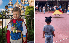 Gặp nàng Bạch Tuyết ở Disneyland, cậu bé đáng yêu có hành động thu hút gần 70 triệu view TikTok, dân mạng tấm tắc "dạy con phải thế này!"