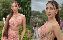 Hoa hậu Thùy Tiên khoe sắc vóc quyến rũ với đầm cut-out nóng bỏng ở Indonesia
