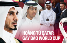 Anh em hoàng tử Qatar gây bão khán đài World Cup: Người anh khí chất đã kết hôn, tuổi của cậu em gây bất ngờ