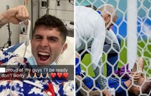 Người hùng tuyển Mỹ ăn mừng cảm xúc trong bệnh viện sau khi dính chấn thương trận gặp Iran