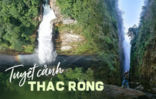 Tuyệt cảnh thác nước "rồng trắng" ít người biết ở Lào Cai