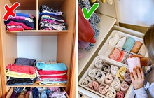 6 ý tưởng sắp xếp tủ quần áo ngăn nắp gọn gàng
