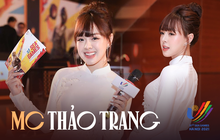 MC Thảo Trang diện áo dài trắng xinh như hoa hậu trên sân khấu SEA Games, cộng đồng tràn vào Instagram "thả tim"