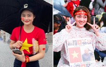 Ngắm các CĐV nữ xinh đẹp cổ vũ U23 Việt Nam: Trời mưa nhưng không khí nóng hơn bao giờ hết!