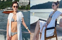 "Hoa hậu đẹp nhất Hong Kong" khoe dáng nuột với bikini hậu sinh nhật 52 tuổi