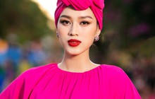 Hoa hậu Đỗ Thị Hà và những lần hiếm hoi đánh son đỏ