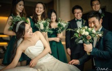 Nhà thiết kế đám cưới tiết lộ hôn lễ đặc biệt của bản thân: Sảnh đường và cổng hoa trang trí thế nào mà cô dâu rớm nước mắt!