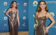 Emmy Awards 2022: Lily James tỏa sáng trên thảm đỏ trong chiếc váy vàng lấp lánh