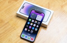 Mở hộp iPhone 14 Pro Max màu tím vừa "cập bến" Việt Nam: Màu sắc ấn tượng, giá trên 50 triệu đồng!