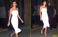 Kendall Jenner đẹp kiêu sa với đầm trắng nền nã tại sự kiện