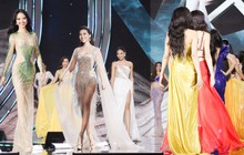 Váy dạ hội sexy ở chung khảo Hoa hậu Hòa bình Việt Nam 2022