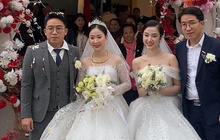 Đám cưới hai cô dâu, hai chú rể tại Nghệ An gây 'bão': Hoàn thành tâm nguyện của bố