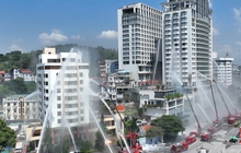 Hơn 2.000 người diễn tập chữa cháy trên bộ, trên biển và trên không