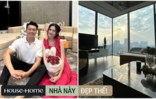 Bên trong căn hộ cao cấp của vợ chồng Thành Chung: Phòng khách tường kính view khủng ngắm trọn Hà Nội