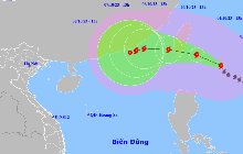 Khẩn trương ứng phó bão Koinu giật trên cấp 17 đang hướng vào Biển Đông