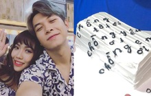 Khoe món quà độc lạ có 1-0-2 từ bà xã Diệu Nhi, Anh Tú hạnh phúc nói đúng 3 chữ