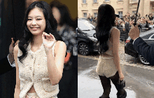 Jennie (BLACKPINK) bị chỉ trích vì diện trang phục ngắn cũn cỡn dự Paris Fashion Week