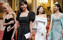 Biểu cảm của BLACKPINK khi được Vua Charles nhắc tên trực tiếp