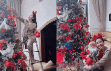 Bảo Thy "flex" không gian Giáng sinh "lóa mắt" trong biệt thự triệu đô: Cây thông Noel cao 3 mét, đồ trang trí nhập từ nước ngoài về