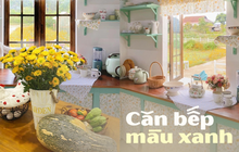Góc bếp nhỏ được thiết kế theo phong cách farmhouse, đẹp như trong phim chỉ với 3 triệu đồng