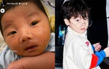 Hoà Minzy khoe ảnh hiếm con trai lúc 15 ngày tuổi, hiện tại lớn phổng phao thấy rõ