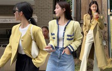 Trang phục màu vàng đang “hot” không kém màu đỏ và 10 cách diện “sang xịn mịn”