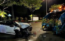 Ô tô tông xe rác làm nữ công nhân thu gom rác tử vong thương tâm