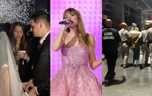 Tình cảnh trái ngược tại concert của Taylor Swift: Người làm đám cưới, kẻ bị cảnh sát còng tay dẫn ra ngoài!