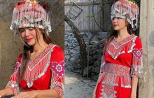 Siêu mẫu Minh Tú khoe hành trình phượt Hà Giang, thích thú diện váy áo dân tộc khiến fans cười nghiêng ngả: “Vậy là đã dịu dàng dữ chưa?”