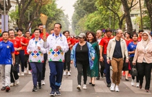 Rước đuốc SEA Games 32 tại Hà Nội, khởi đầu hành trình Đông Nam Á
