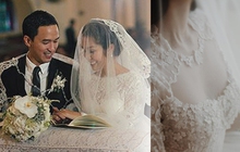 Hà Tăng diện váy 200 triệu, Linh Rin vẫn chọn váy cưới từ NTK Việt: Cả hai đều có chi tiết chuẩn dâu thảo nhà hào môn
