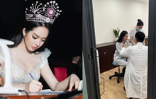 Rò rỉ hình ảnh Hoa hậu Thanh Thủy ở thẩm mỹ viện, can thiệp dao kéo?