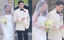 Lộ ảnh Noo Phước Thịnh mặc vest, khoác tay cô dâu tiến vào lễ đường