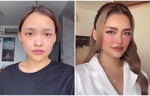 Đọ ảnh mặt mộc vs khi làm cô dâu của Linda Ngô: Nể khả năng "biến hình" của con gái