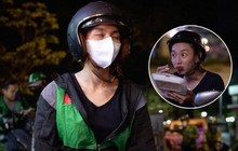 Hoa hậu Thùy Tiên hết quét rác, bán khô mực lại trùm kín chạy xe ôm công nghệ