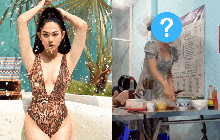Thí sinh Hoa hậu chuyển giới về quê bưng hủ tiếu, soi body qua cam thường thấy nét căng