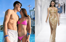 Vợ mẫu Tây của Bùi Tiến Dũng giảm 13 cân sau sinh, lấy lại vóc dáng ngoạn mục như thời con gái