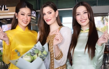 Hoa hậu đẹp nhất thế giới và 1 nhân vật quyền lực của Miss Grand đến Việt Nam, Thiên Ân và Quỳnh Châu đích thân ra đón