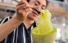 Thưởng thức quả bí sợi mì độc lạ ở Đà Lạt, trồng không đủ bán