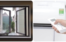 Bật điều hòa mở cửa có tốn điện không?