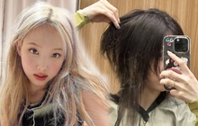 Nayeon gây sốc với mái tóc đứt gãy sau tẩy, nuôi dài một năm vẫn hư tổn nặng