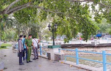 Phát hiện thi thể phụ nữ trong hồ nước công viên ở Tiền Giang