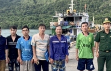 Cứu 6 ngư dân trên tàu cá Bình Định bị nạn trên biển Côn Đảo